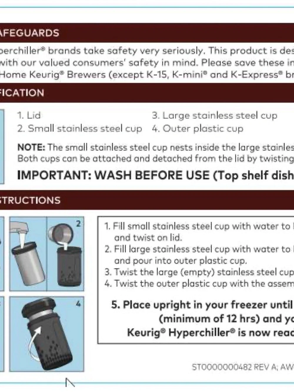 NEW Keurig HyperChiller Rapid Coffee Chiller - Light Gray